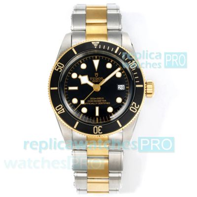 Swiss clone Tudor New Black Bay 58 Two-tone Stainless Steel 2824 Watch 